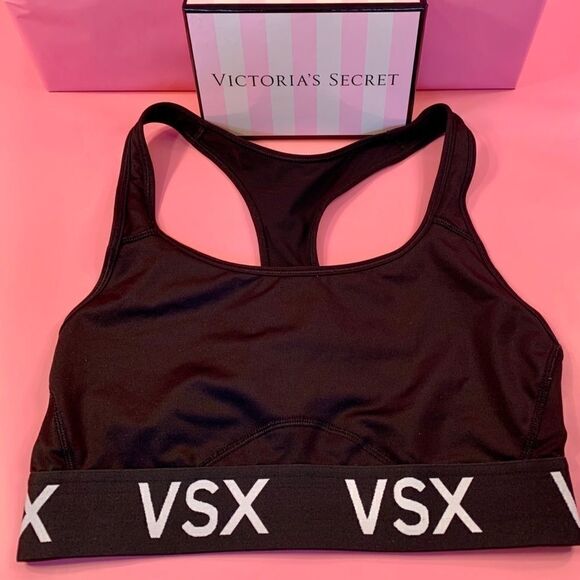 BLACK VSX SPORT BRA S/P by VICTORIAS SECRET - Picture 1 of 7